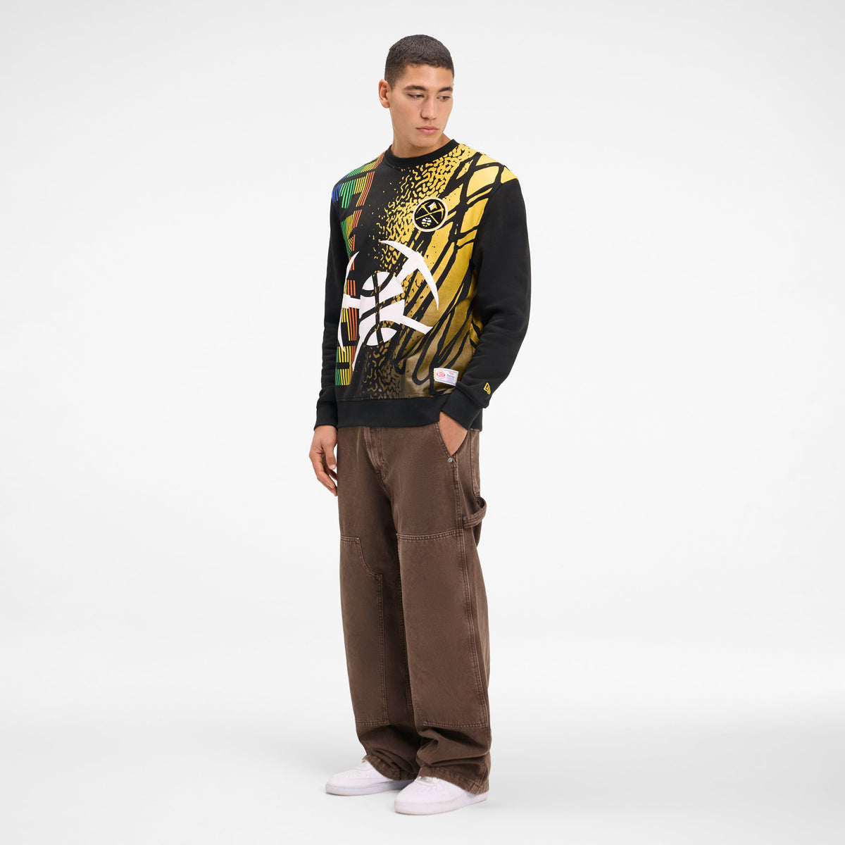 Philadelphia 76ers 2025 City Edition Black Crewneck