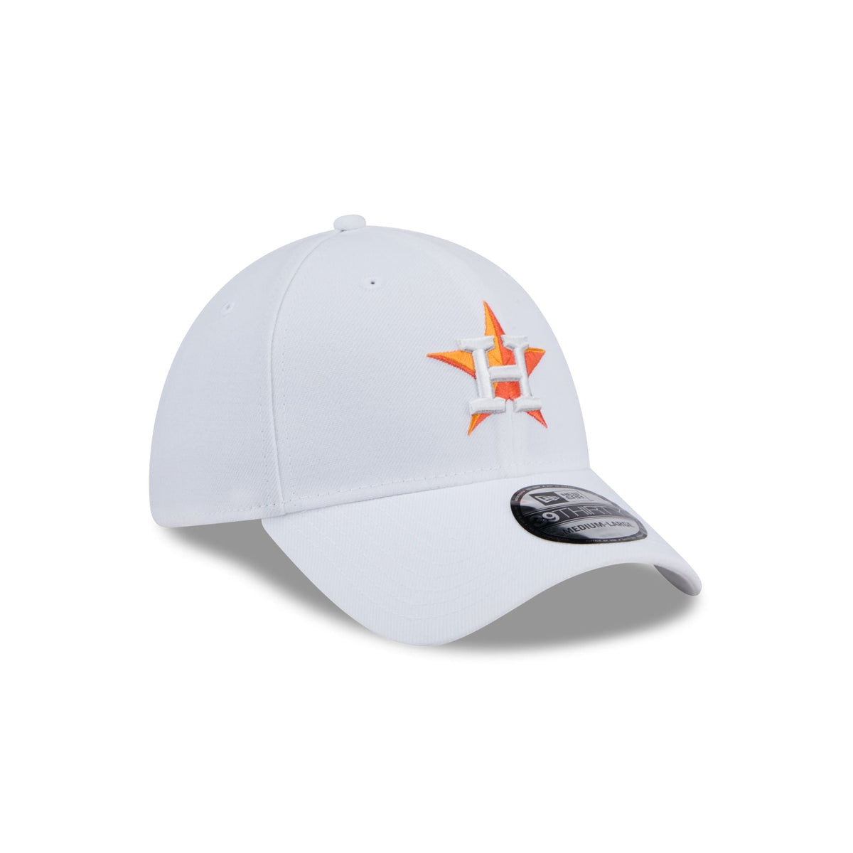 Houston Astros Optic White 39THIRTY Stretch Fit Hat