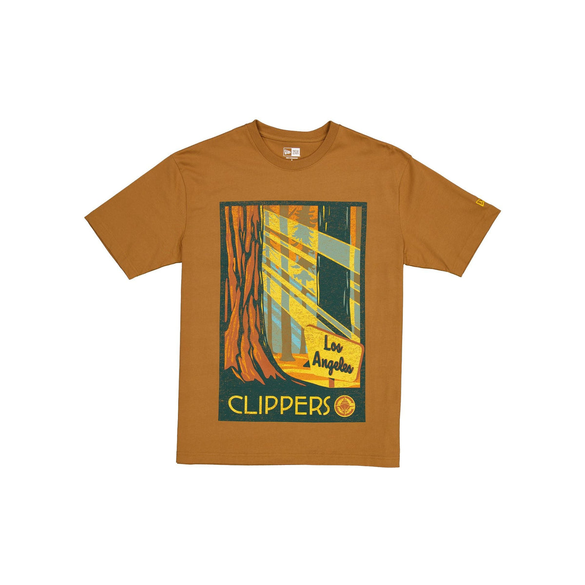 Los Angeles Clippers 2025 All-Star Game Victory Grove Light Bronze T-Shirt