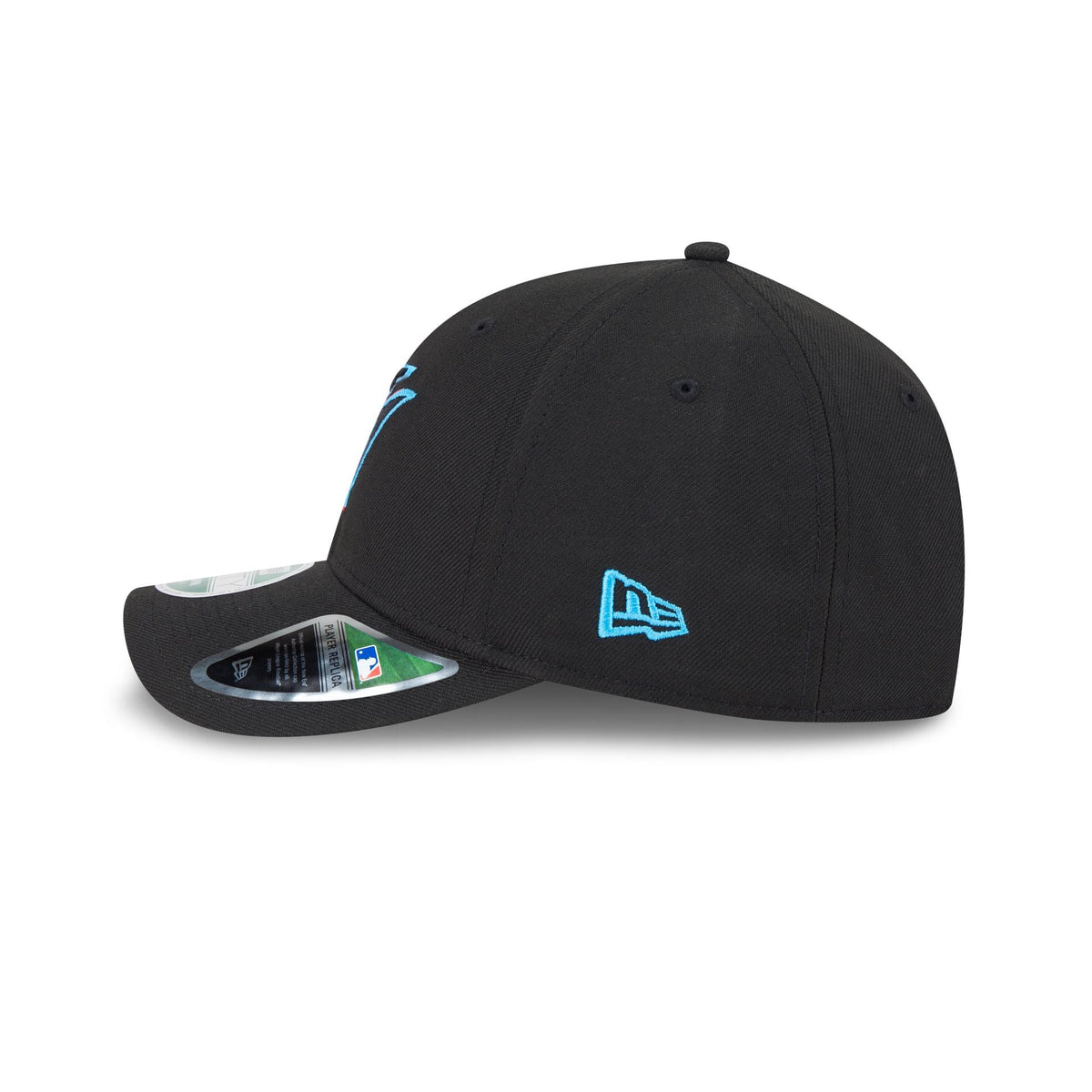 Miami Marlins Game Authentic Collection 9FORTY M-Crown Snapback Hat