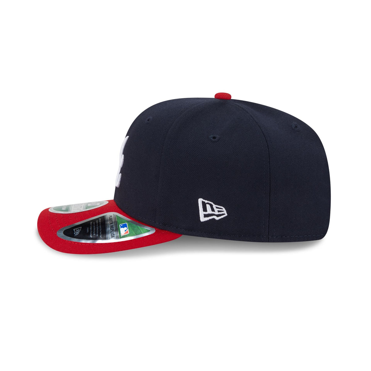 Atlanta Braves Home Authentic Collection 9SEVENTY Stretch-Snap Hat
