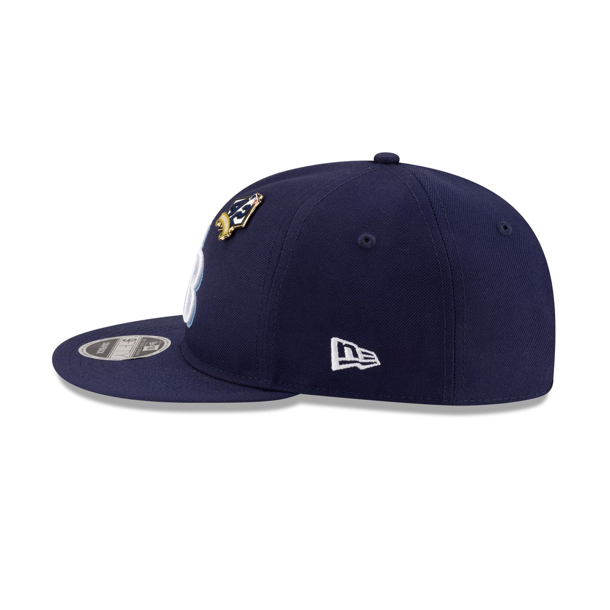Tampa Bay Rays Jackie Robinson Day 2025 Retro Crown 9FIFTY Snapback Hat