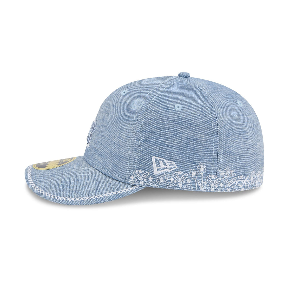 Colorado Rockies Hand Stitched Chambray Low Profile 59FIFTY Fitted Hat
