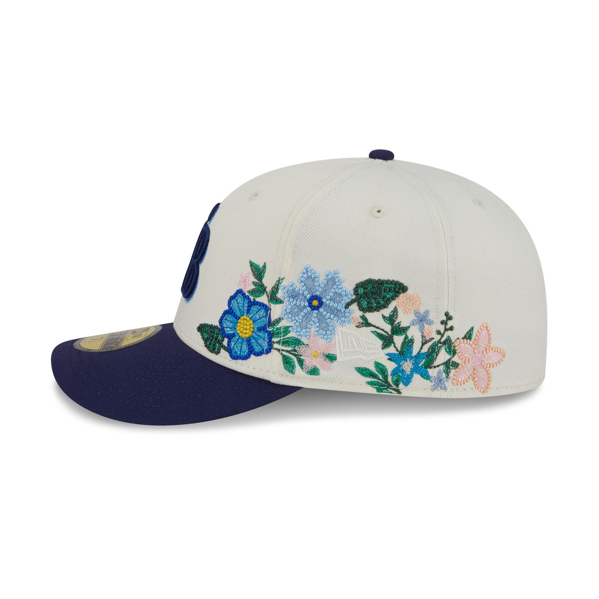 Tampa Bay Rays Tonal Florals White 59FIFTY Fitted Hat