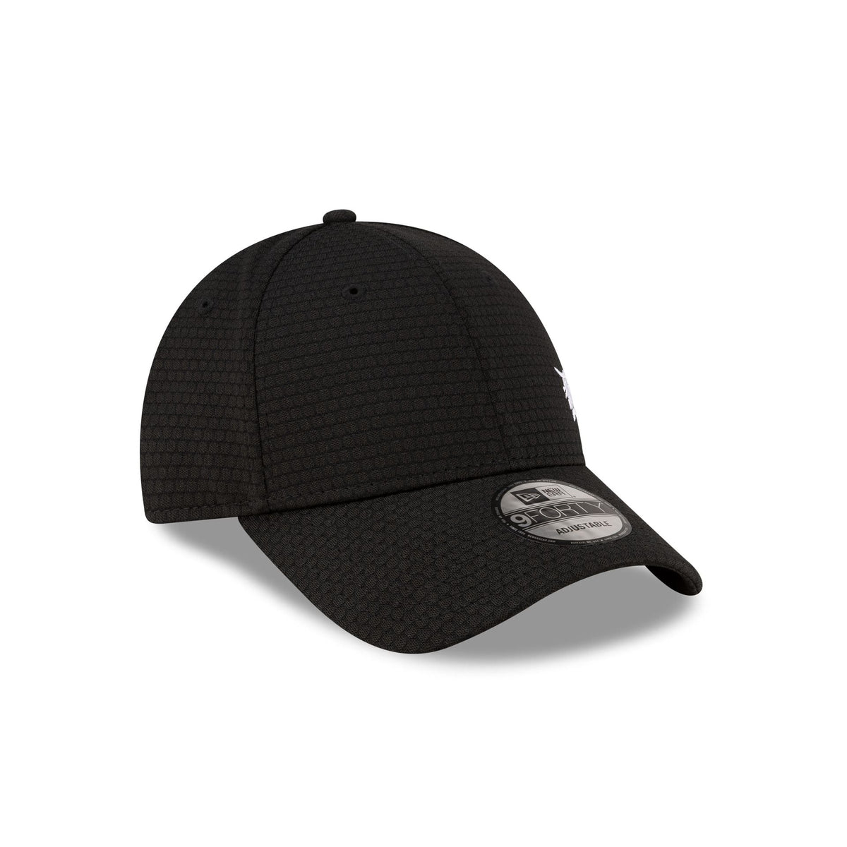 Detroit Tigers Flawless Mesh Black & White 9FORTY Snapback Hat