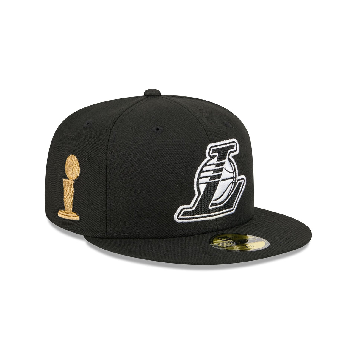 Alpha Industries x Los Angeles Lakers Black 59FIFTY Fitted Hat