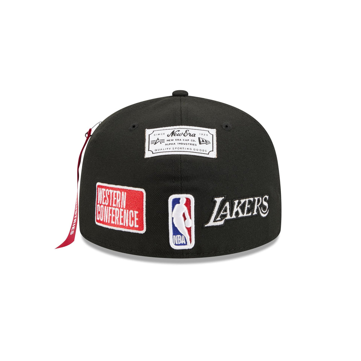 Alpha Industries x Los Angeles Lakers Black 59FIFTY Fitted Hat