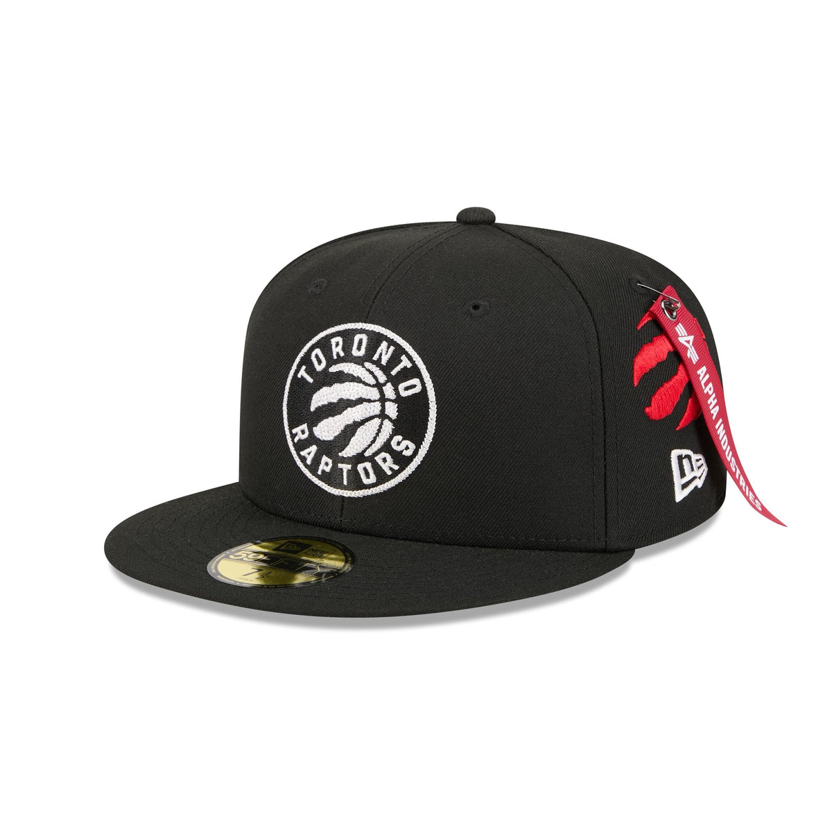 Alpha Industries x Toronto Raptors Black 59FIFTY Fitted Hat
