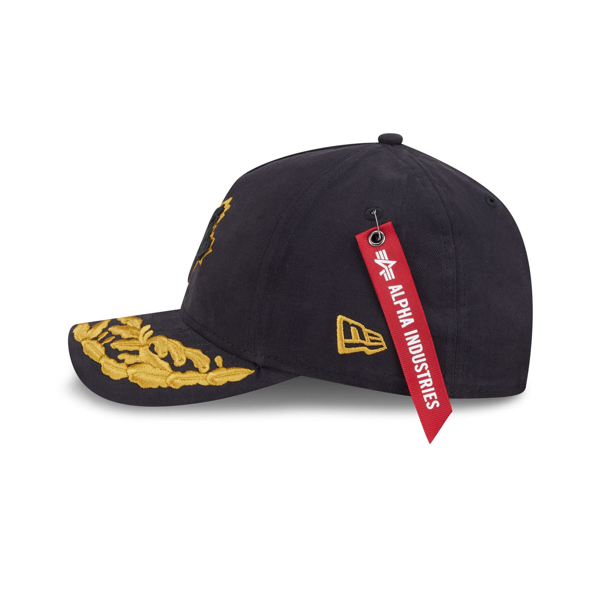Alpha Industries x Toronto Blue Jays Black 9FORTY M-Crown A-Frame Snapback Hat