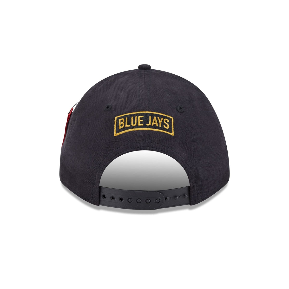 Alpha Industries x Toronto Blue Jays Black 9FORTY M-Crown A-Frame Snapback Hat