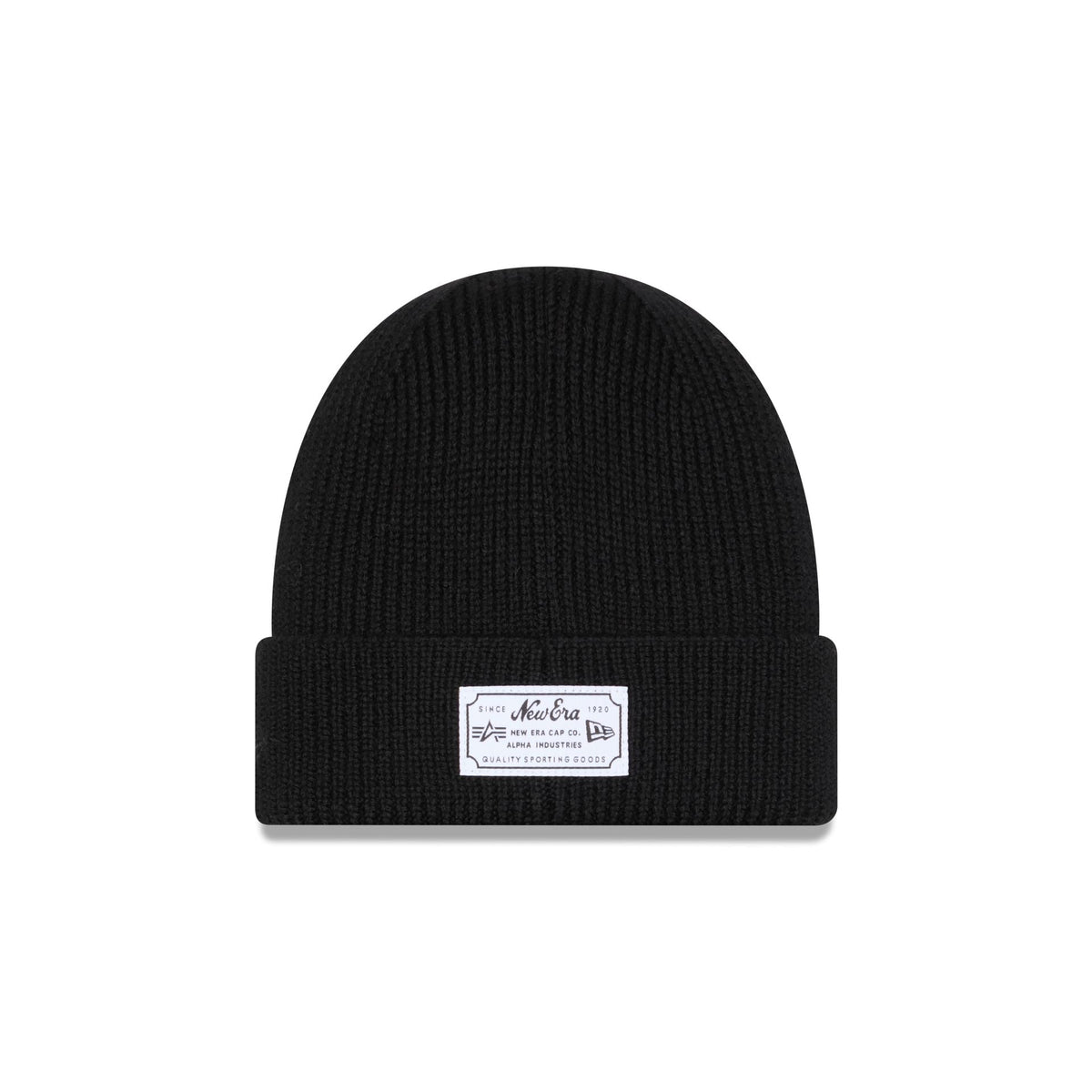 Alpha Industries x New York Mets Black Cuff Knit Hat