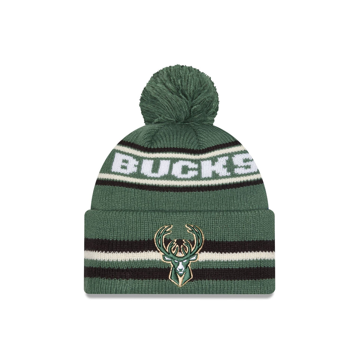 Milwaukee Bucks Classic Pom Knit Hat