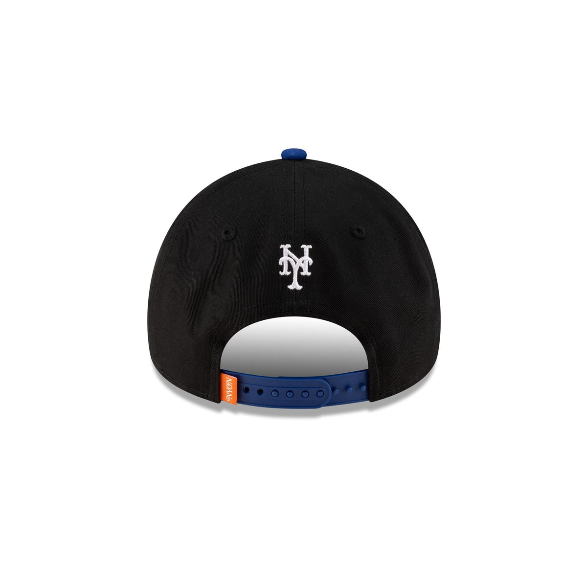 New York or Nowhere x New York Mets Black Wordmark 9FORTY A-Frame Snapback Hat