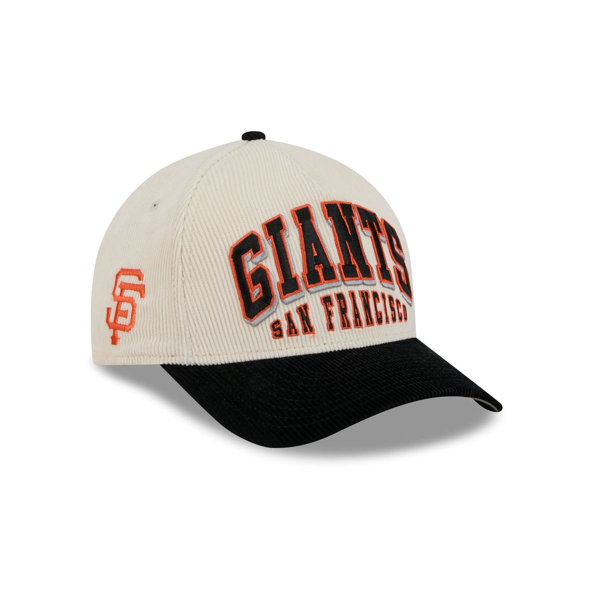 San Francisco Giants Stacked Corduroy 9FORTY M-Crown A-Frame Snapback Hat