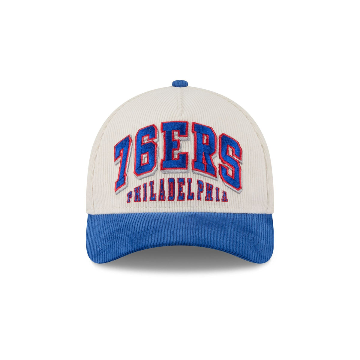 Philadelphia 76ers Stacked Corduroy 9FORTY M-Crown A-Frame Snapback Hat