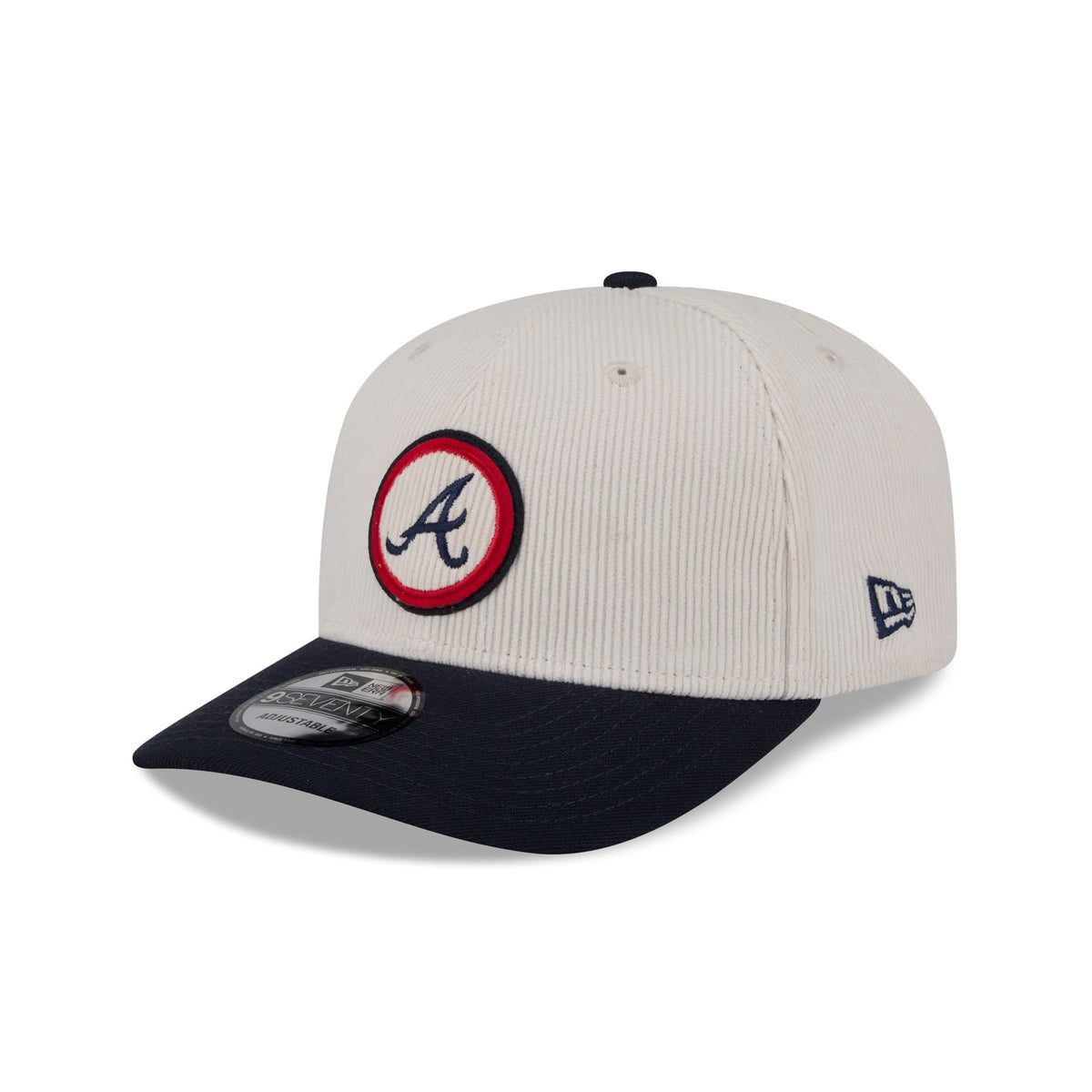 Atlanta Braves Loyal Corduroy 9SEVENTY Stretch-Snap Hat
