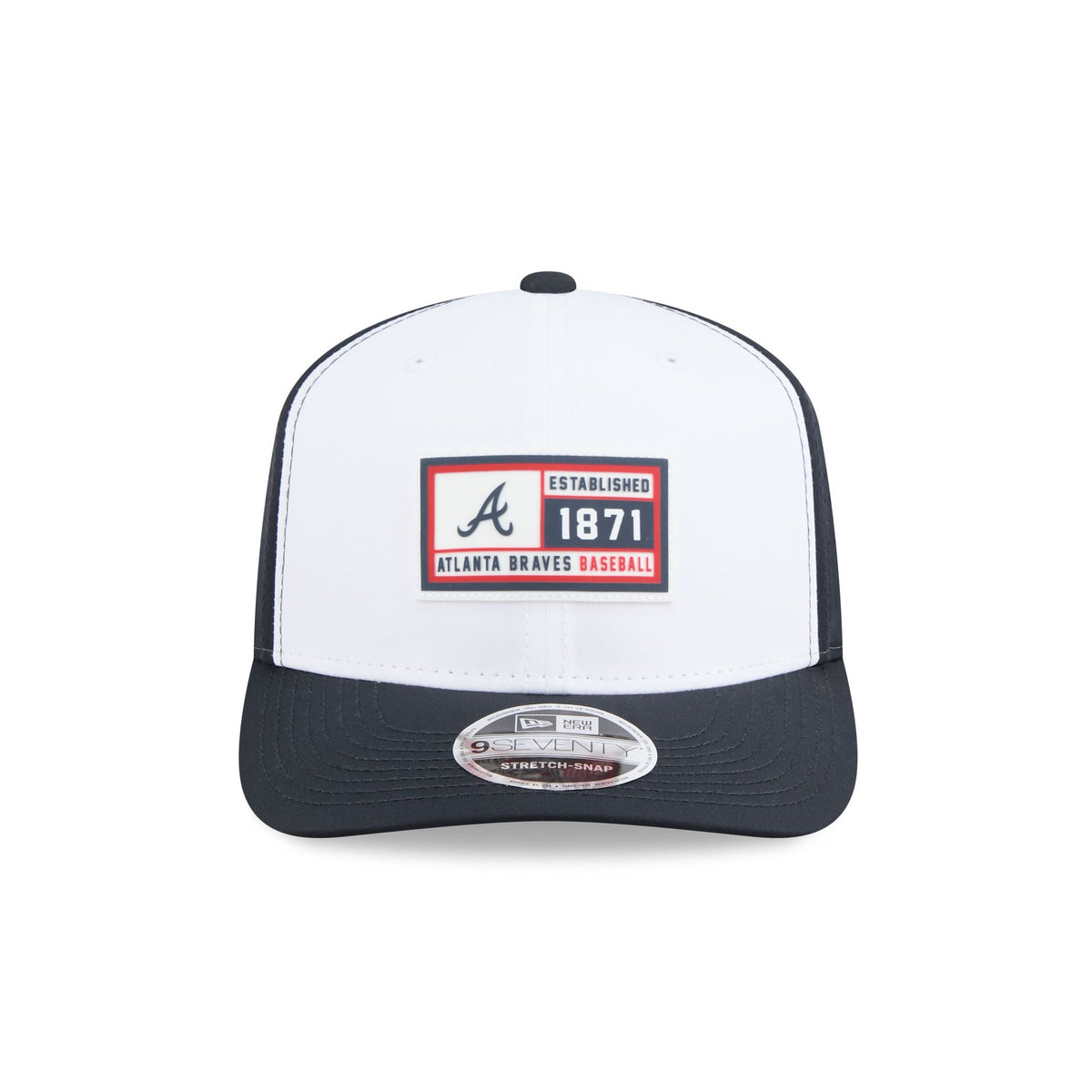 Atlanta Braves Est. Patch 9SEVENTY Stretch-Snap Hat
