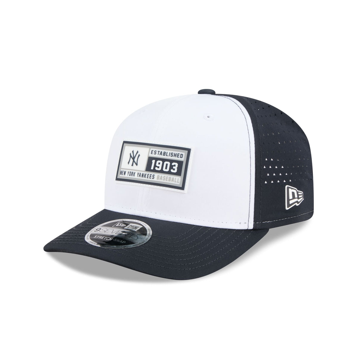 New York Yankees Est. Patch 9SEVENTY Stretch-Snap Hat