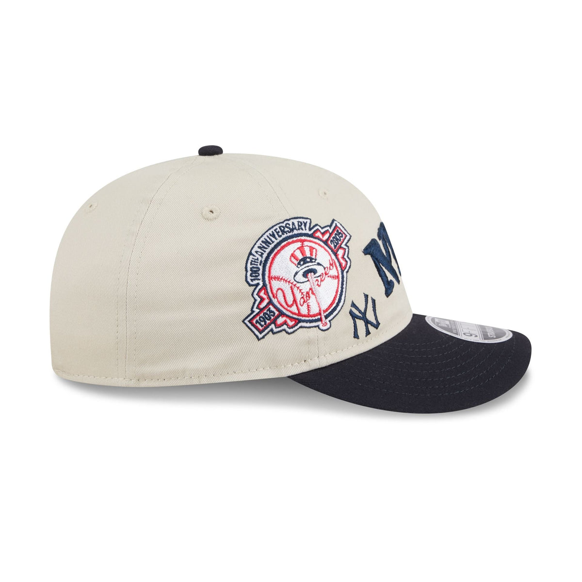 New York Yankees Scattered Patches Retro Crown 9FIFTY Snapback Hat