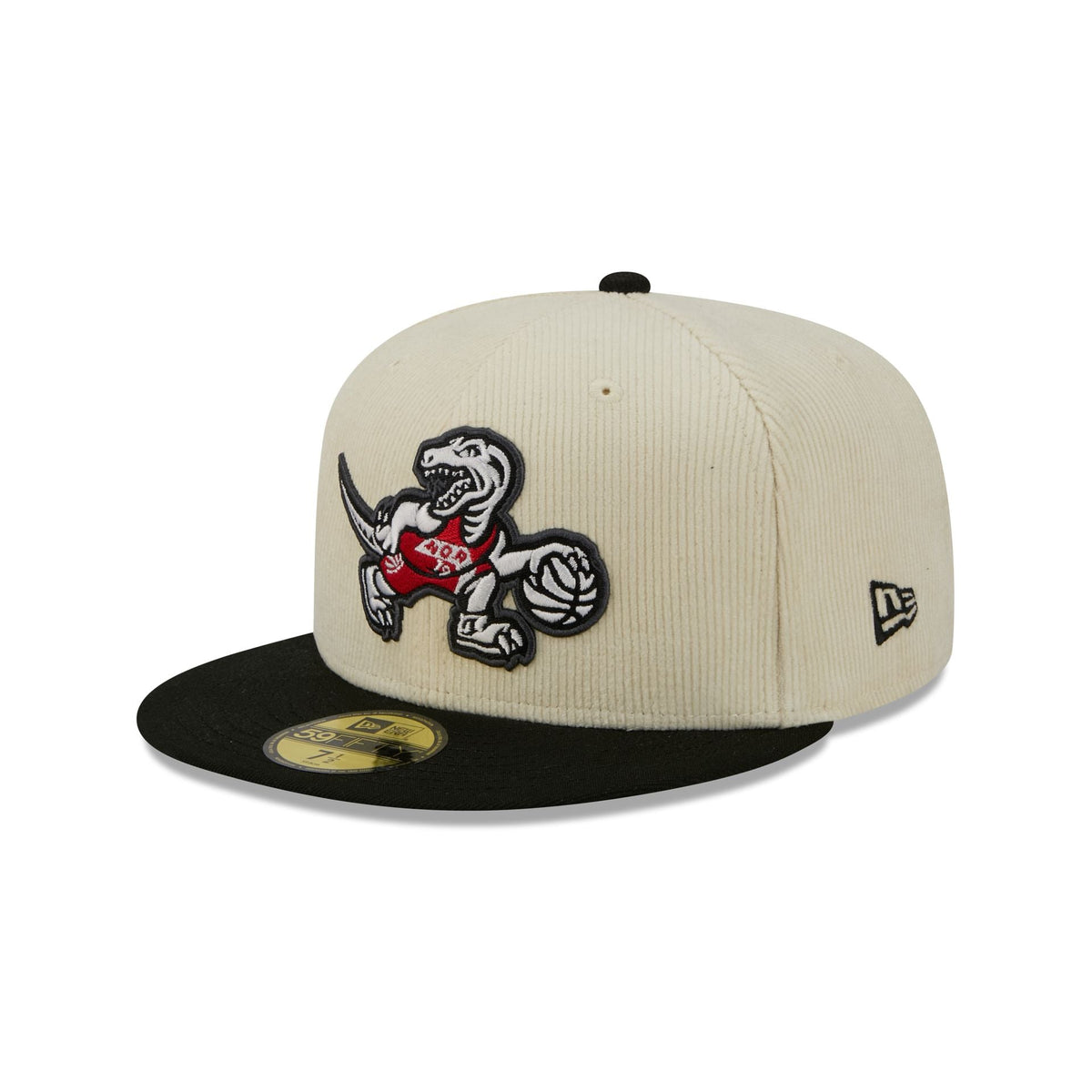 Toronto Raptors 2025 City Edition Chrome White Corduroy 59FIFTY Fitted Hat