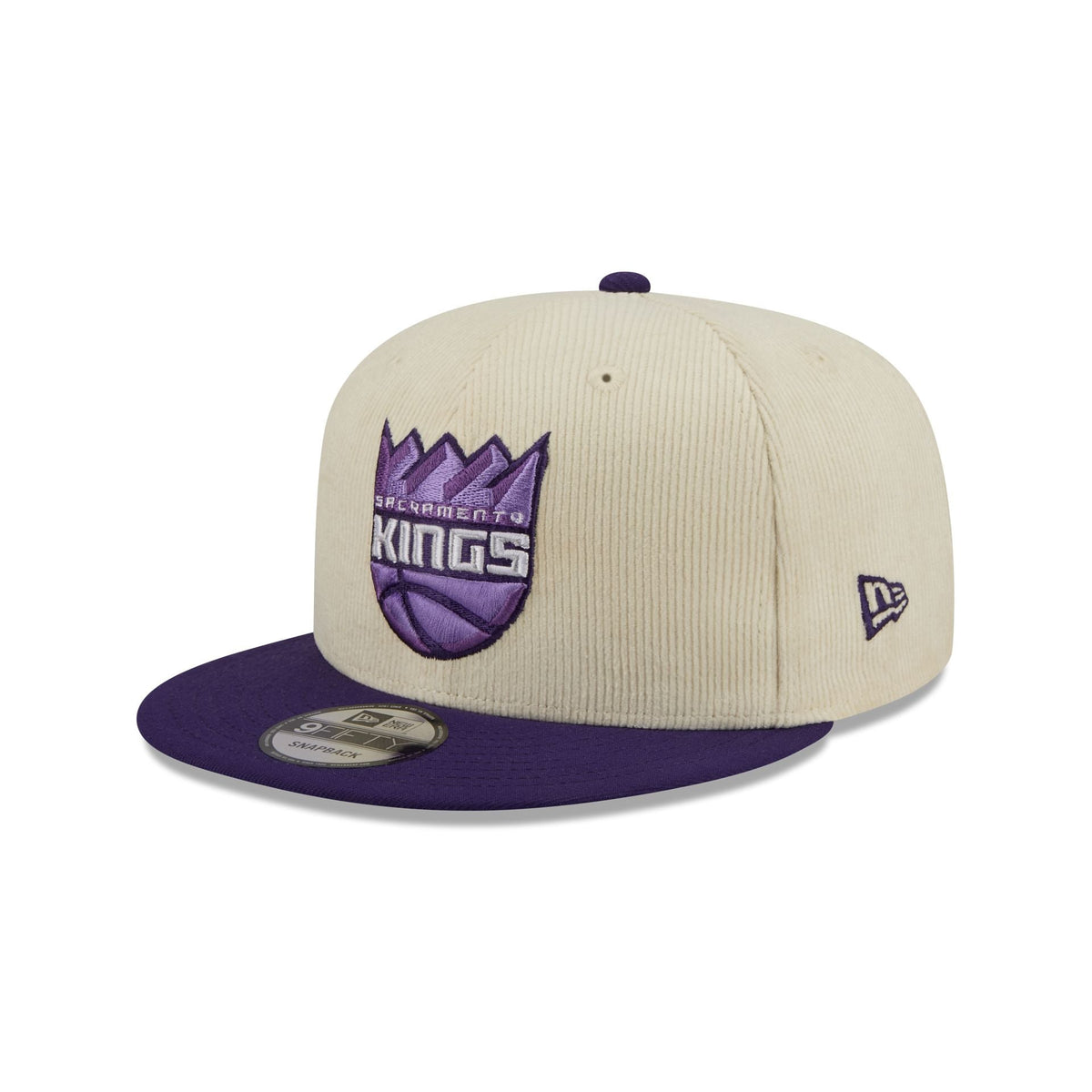 Sacramento Kings 2025 City Edition Chrome White Corduroy 9FIFTY Snapback Hat