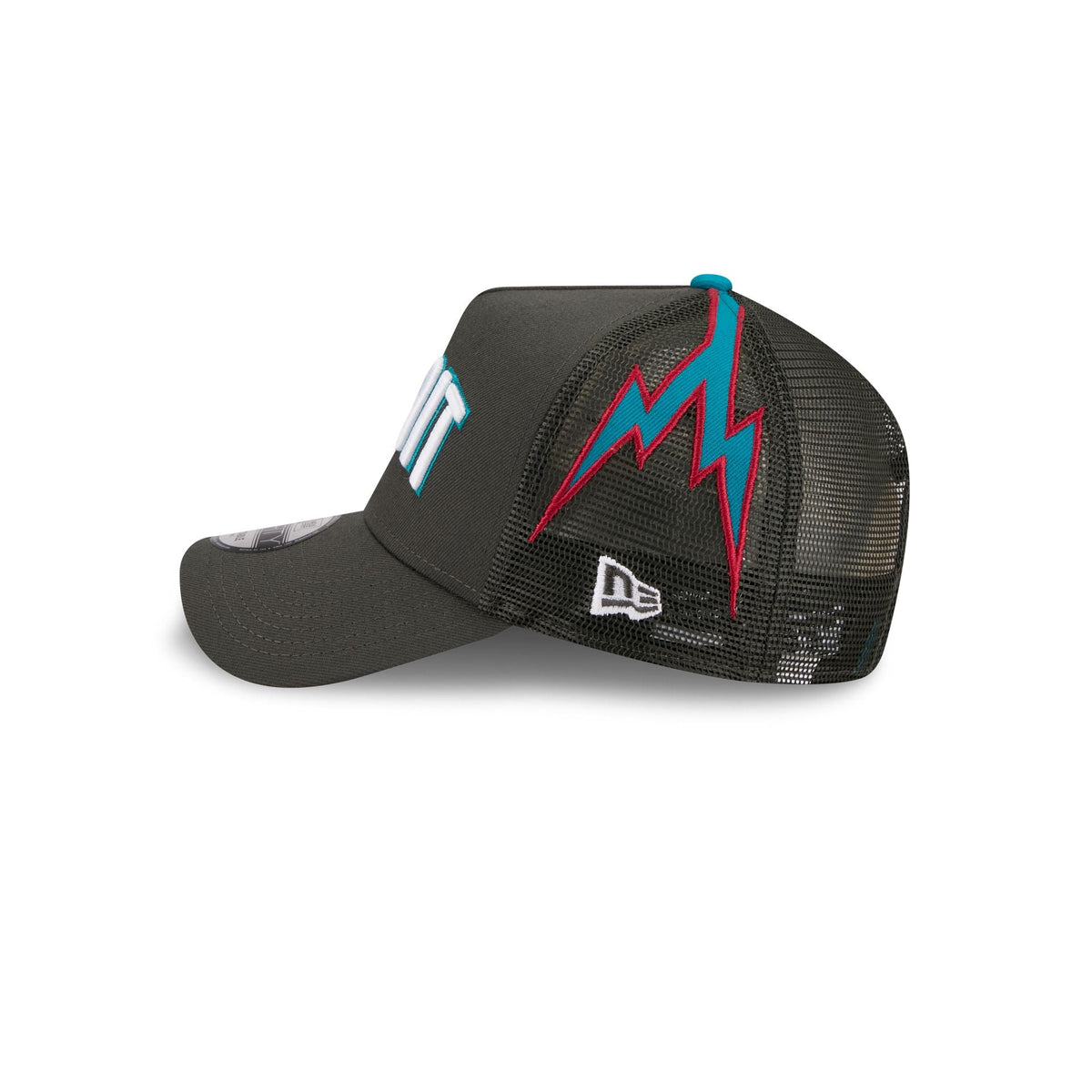 Detroit Pistons 2025 City Edition 9FORTY A-Frame Trucker Hat
