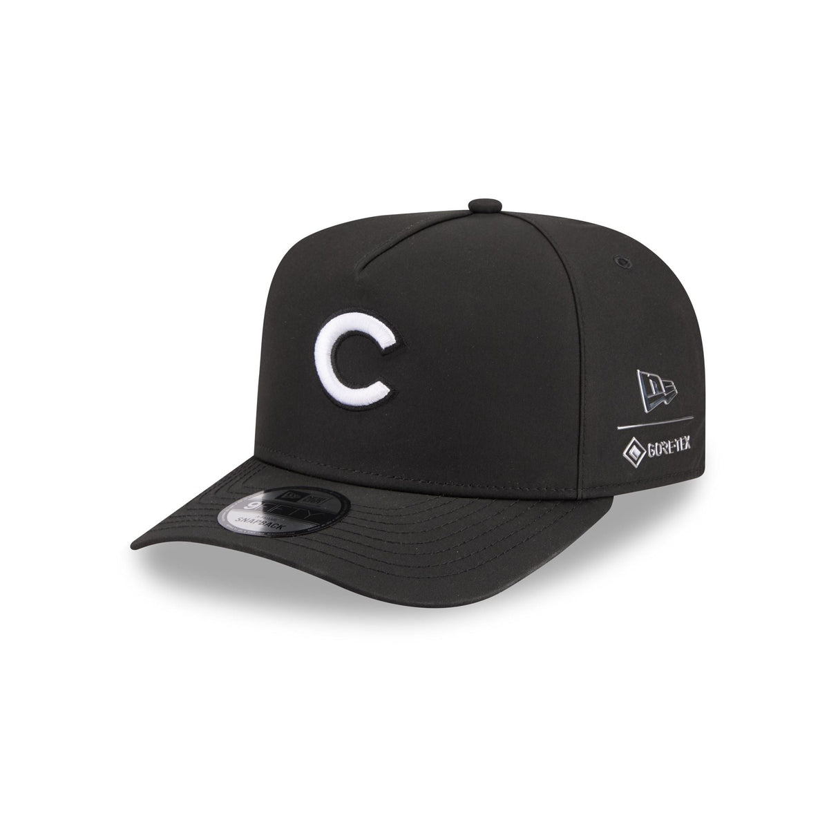 Chicago Cubs GORE-TEX Black 9FIFTY A-Frame Snapback Hat