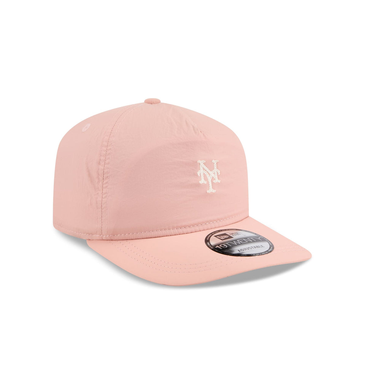 New York Mets Blush Crinkle 19TWENTY Adjustable Hat
