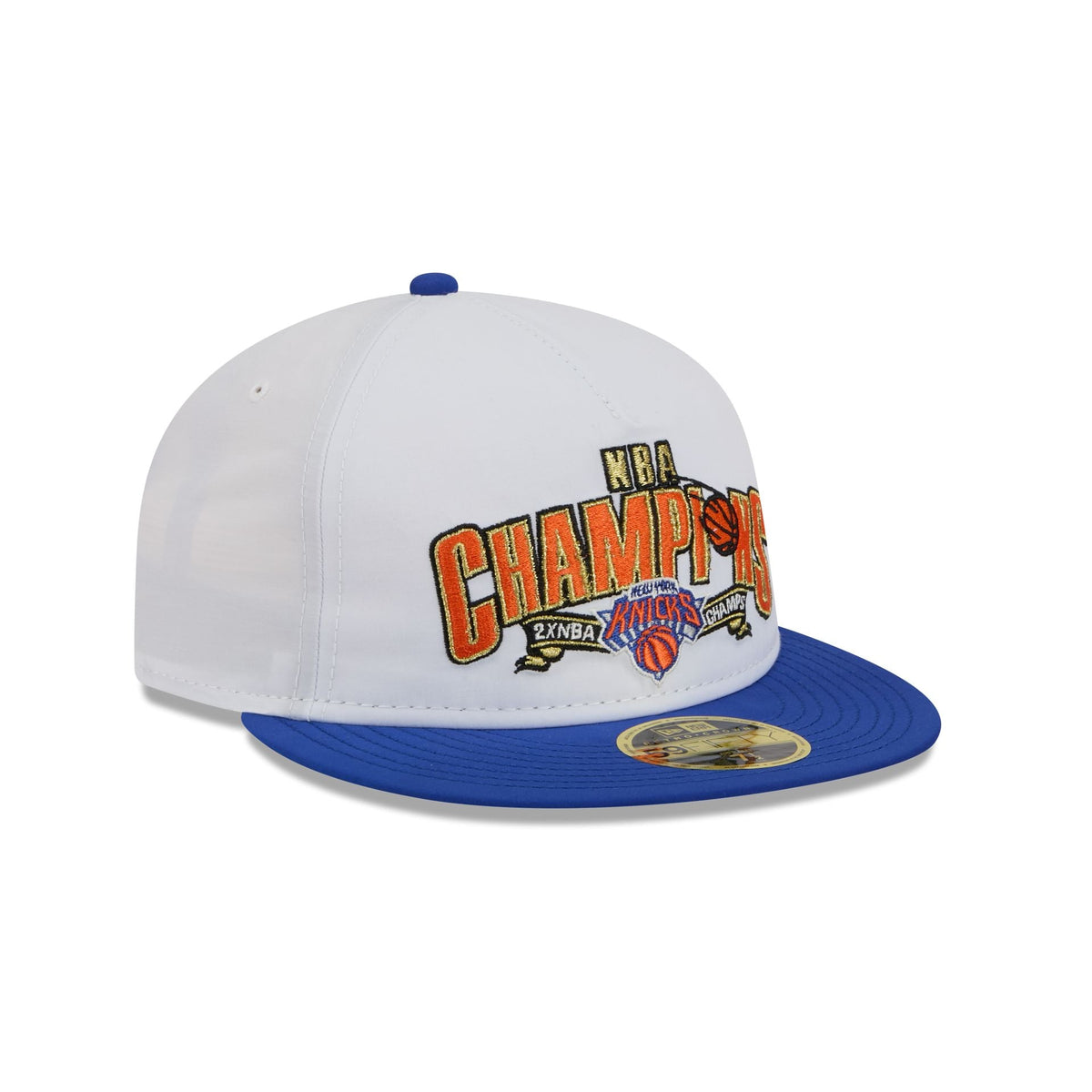 New York Knicks Champions White Retro Crown 59FIFTY Fitted Hat