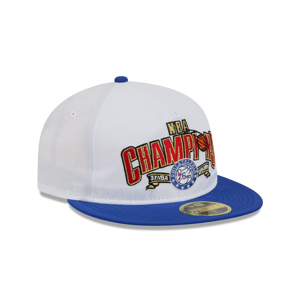 Philadelphia 76ers Champions White Retro Crown 59FIFTY Fitted Hat