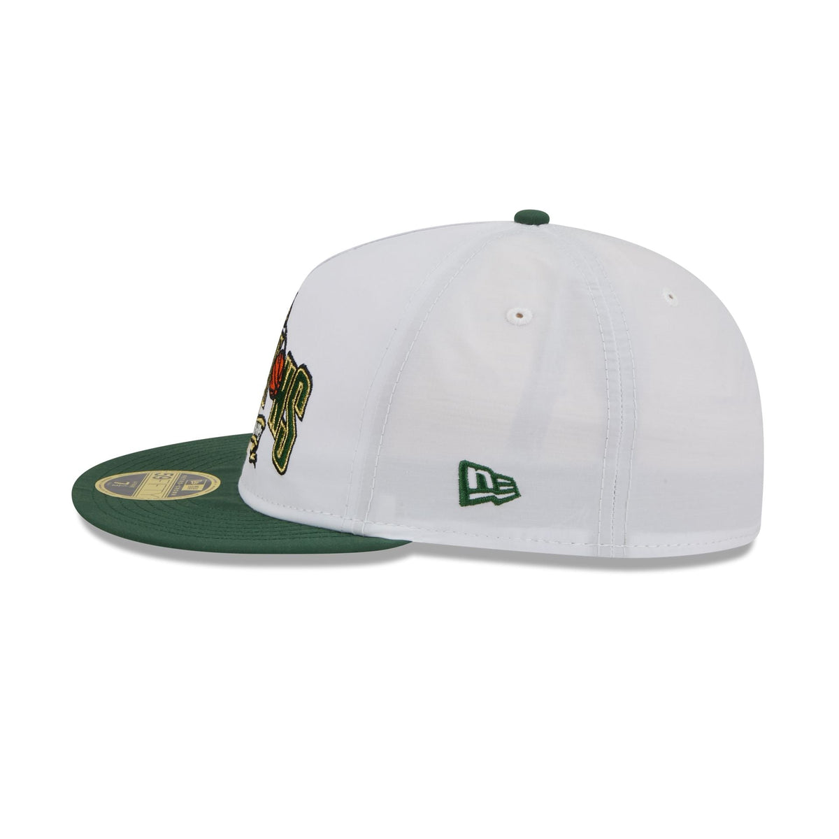 Milwaukee Bucks Champions White Retro Crown 59FIFTY Fitted Hat