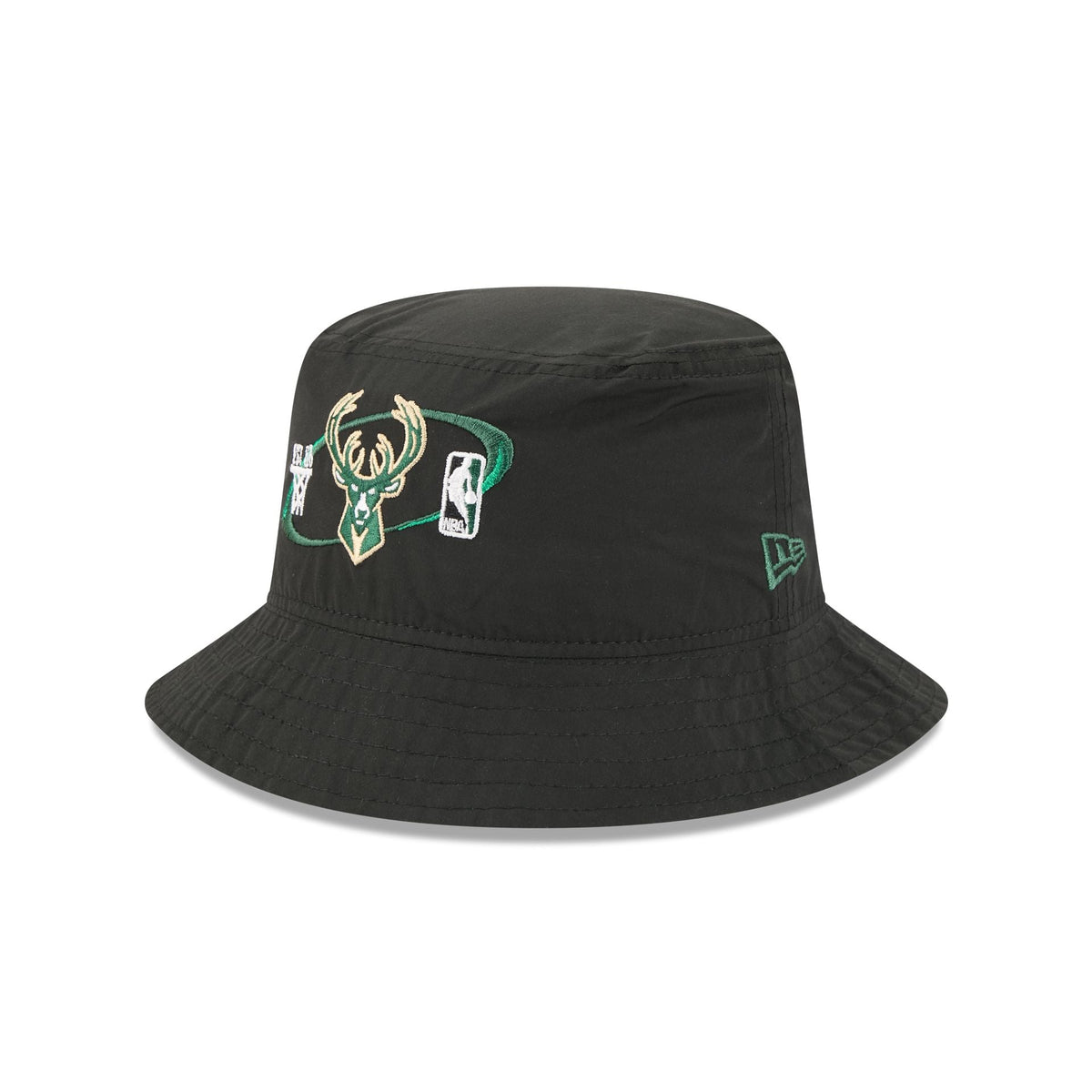 Milwaukee Bucks Nylon Logo Bucket Hat
