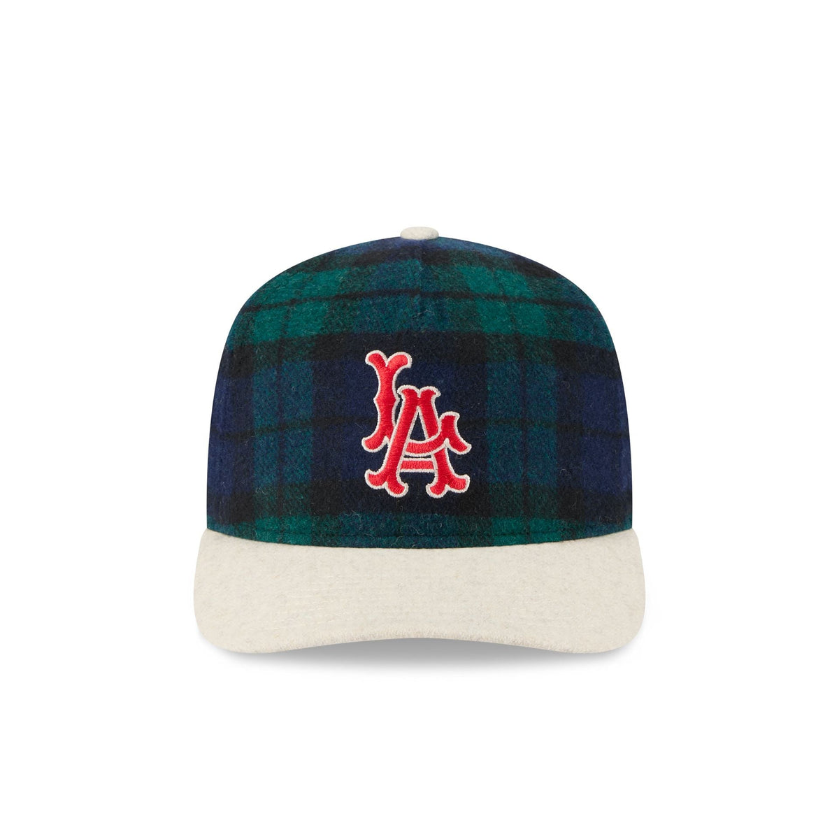 Los Angeles Angels Plaid Letterman 19TWENTY Adjustable Hat