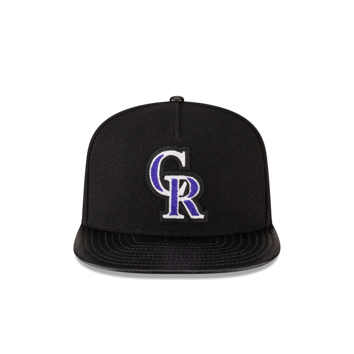 Colorado Rockies Wool Letterman 9FIFTY A-Frame Snapback Hat