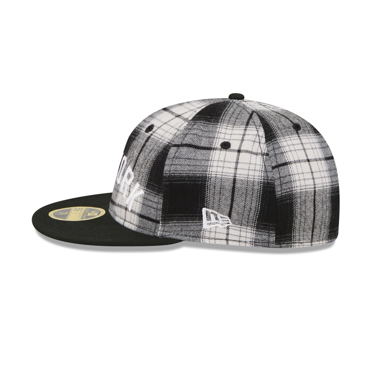 New York Yankees Grunge Plaid Retro Crown 59FIFTY Fitted Hat