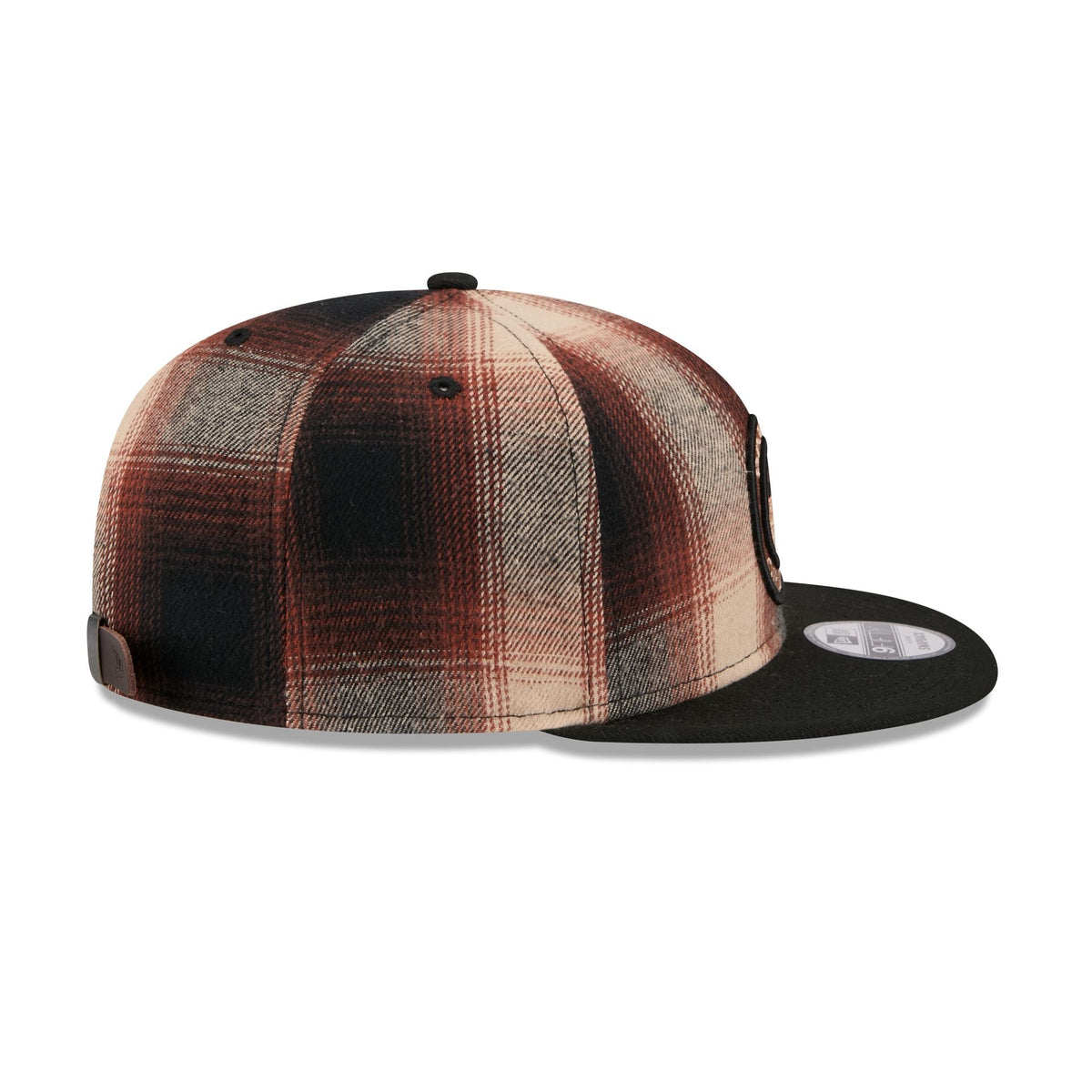 Baltimore Orioles Grunge Plaid 9FIFTY A-Frame Adjustable Hat