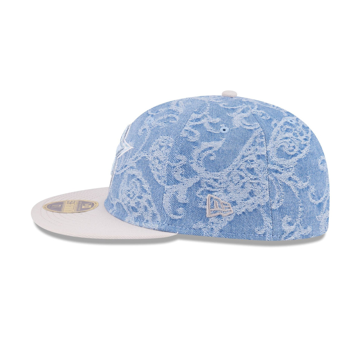 Just Caps Jacquard Denim Dallas Cowboys Retro Crown 59FIFTY Fitted Hat