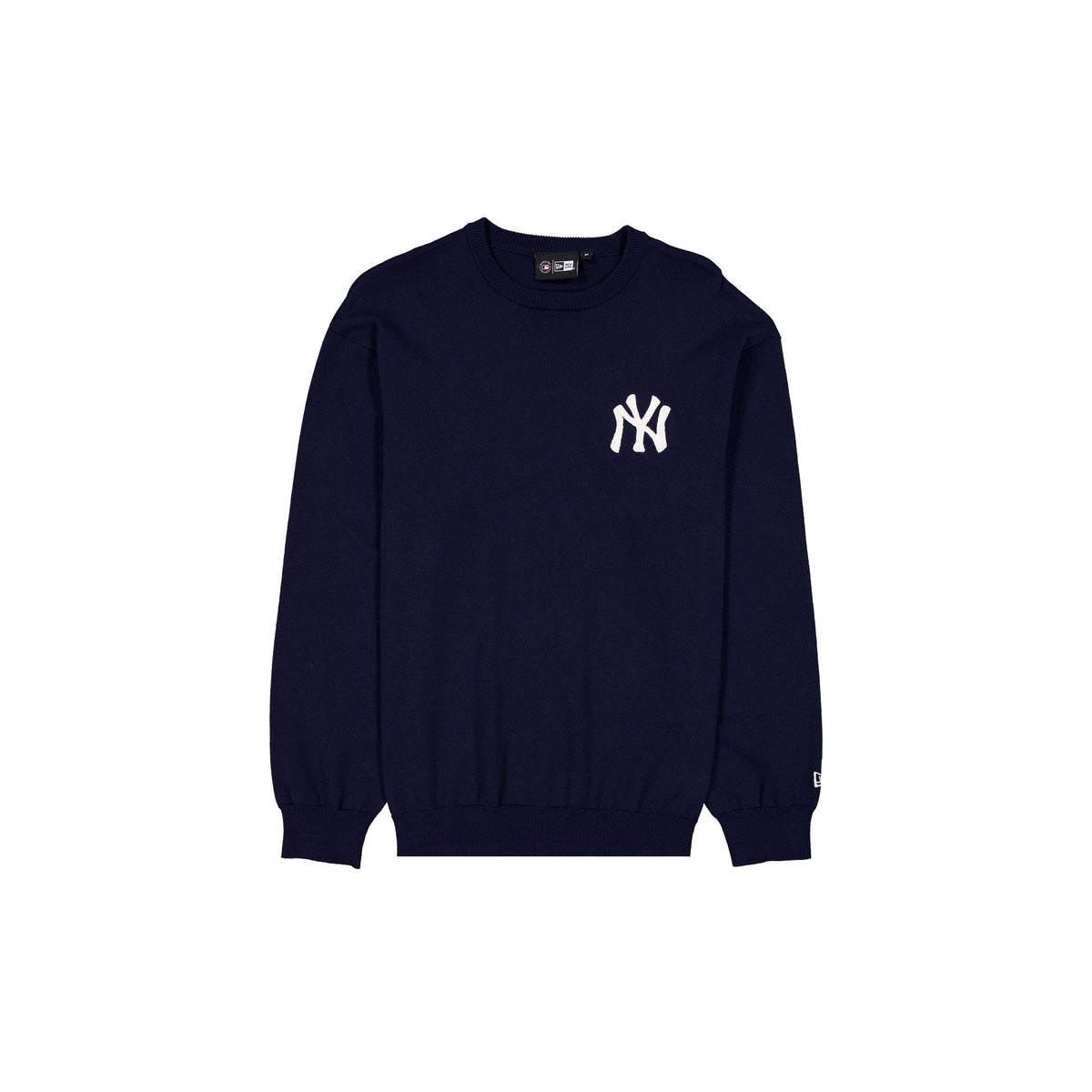 New York Yankees Navy Track Crewneck