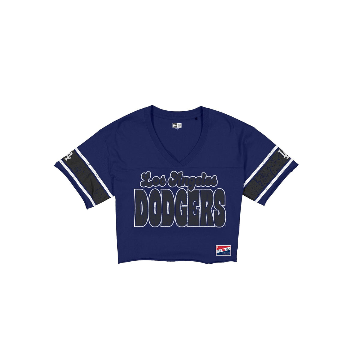 Los Angeles Dodgers Throwback Women's Cropped T-Shirt