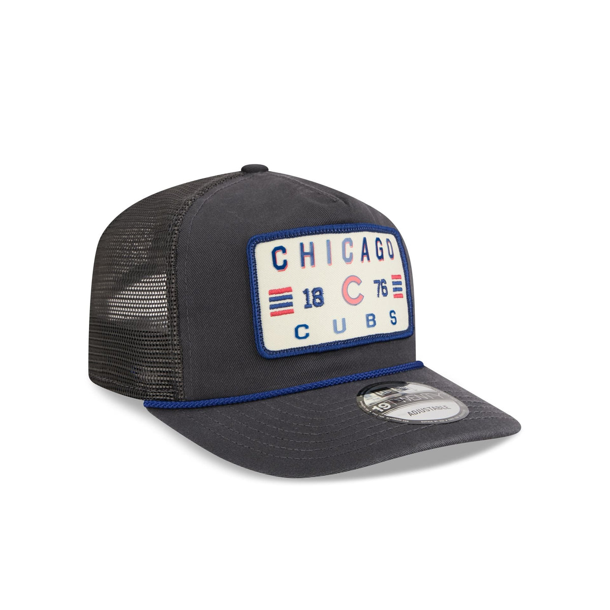 Chicago Cubs Washed Graphite 19TWENTY Trucker Hat