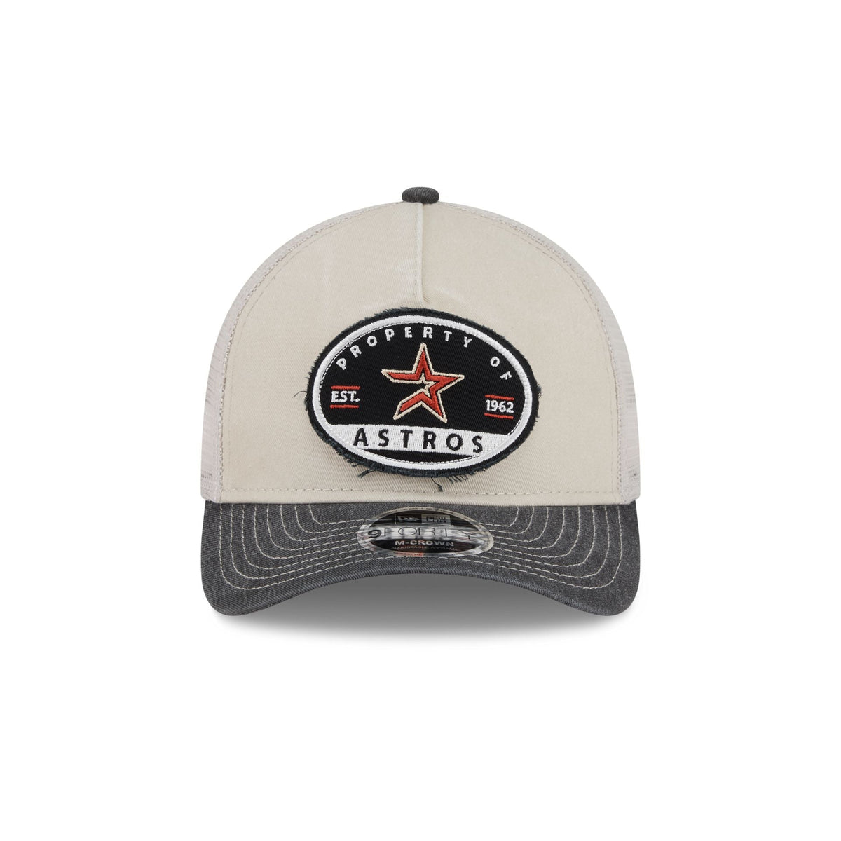 Houston Astros Frayed 9FORTY M-Crown A-Frame Trucker Hat