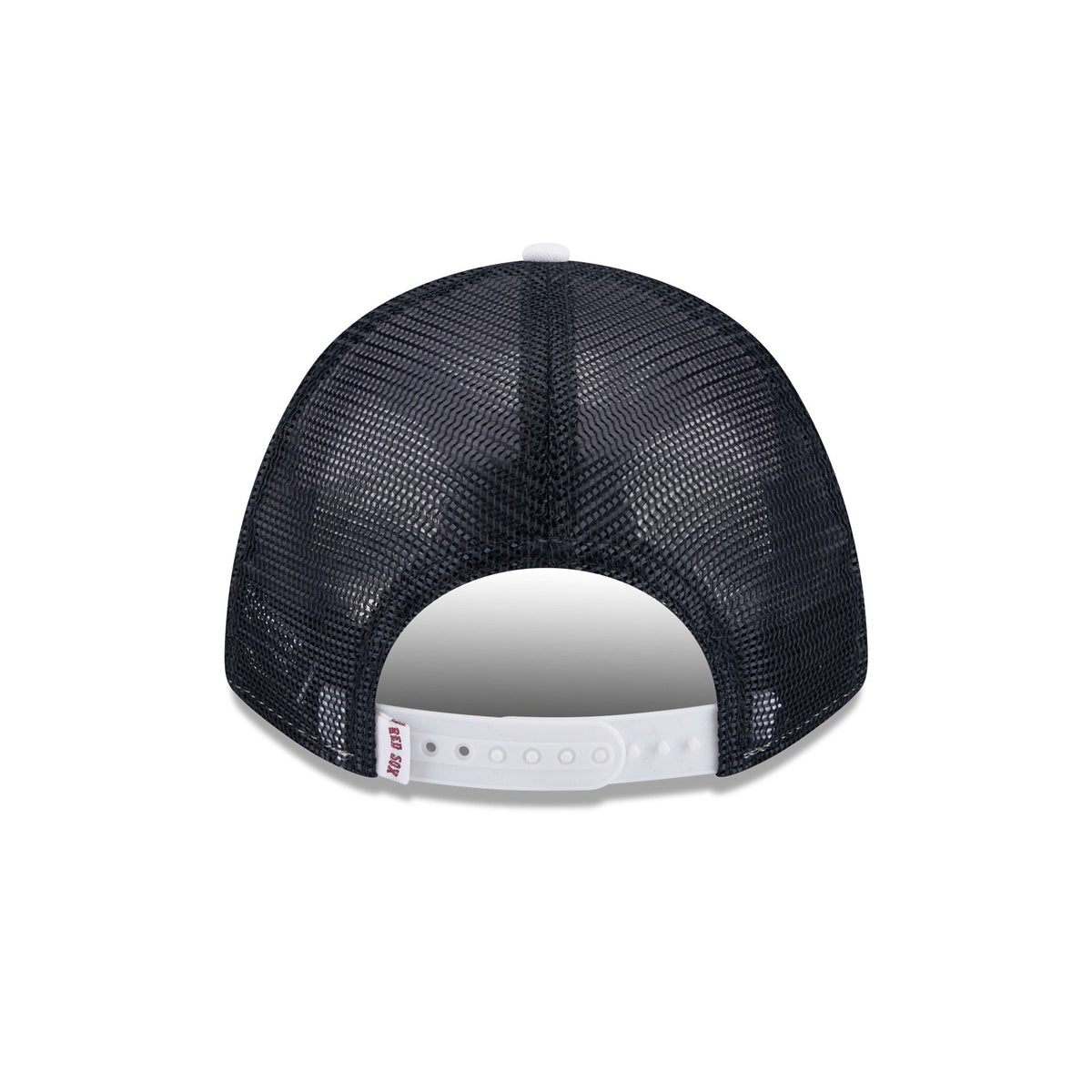 Boston Red Sox Optic White Felt Logo Women's 9FORTY M-Crown A-Frame Trucker Hat