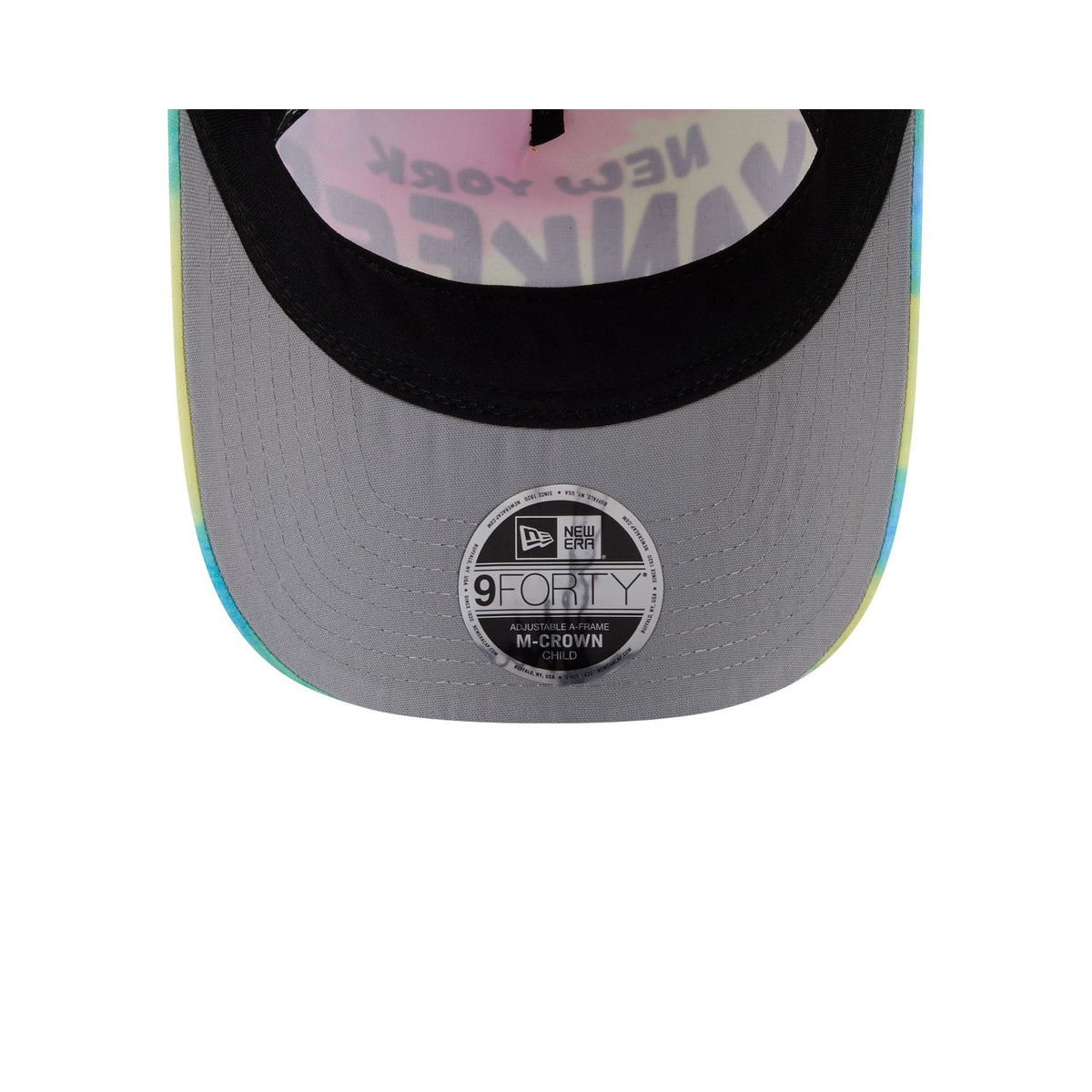 New York Yankees Tie Dye Kids 9FORTY M-Crown A-Frame Snapback Hat