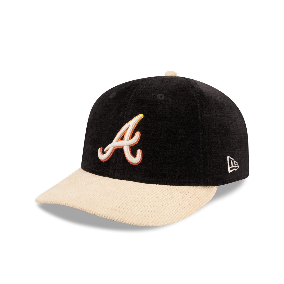 Atlanta Braves Fall Velvet Low Profile 59FIFTY Fitted Hat