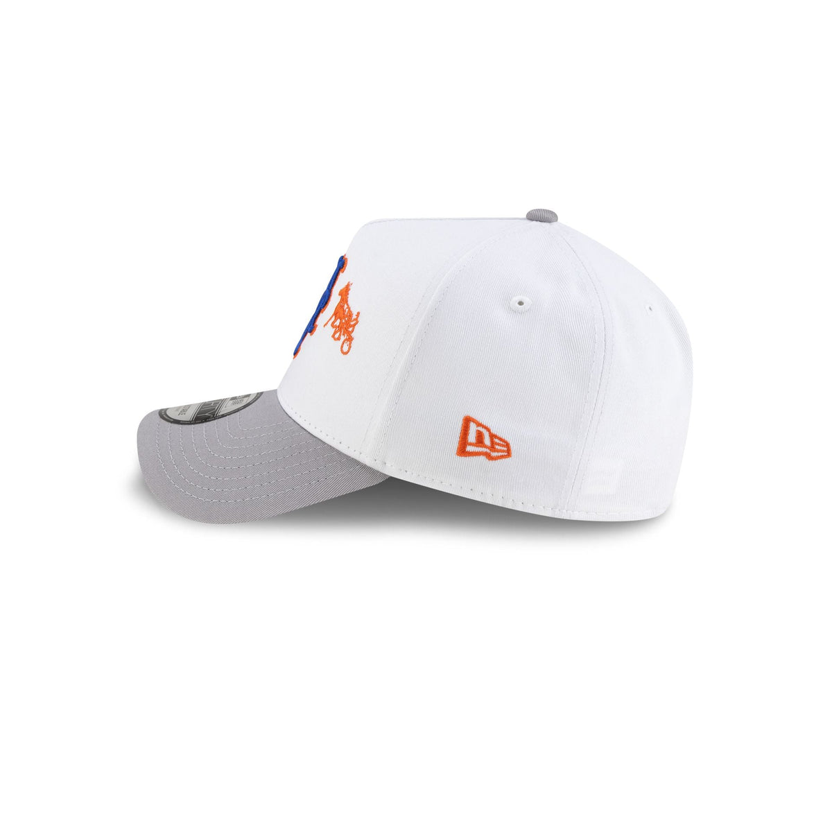 Siegelman Stable x New York Mets Gray Visor 9FORTY A-Frame Snapback Hat