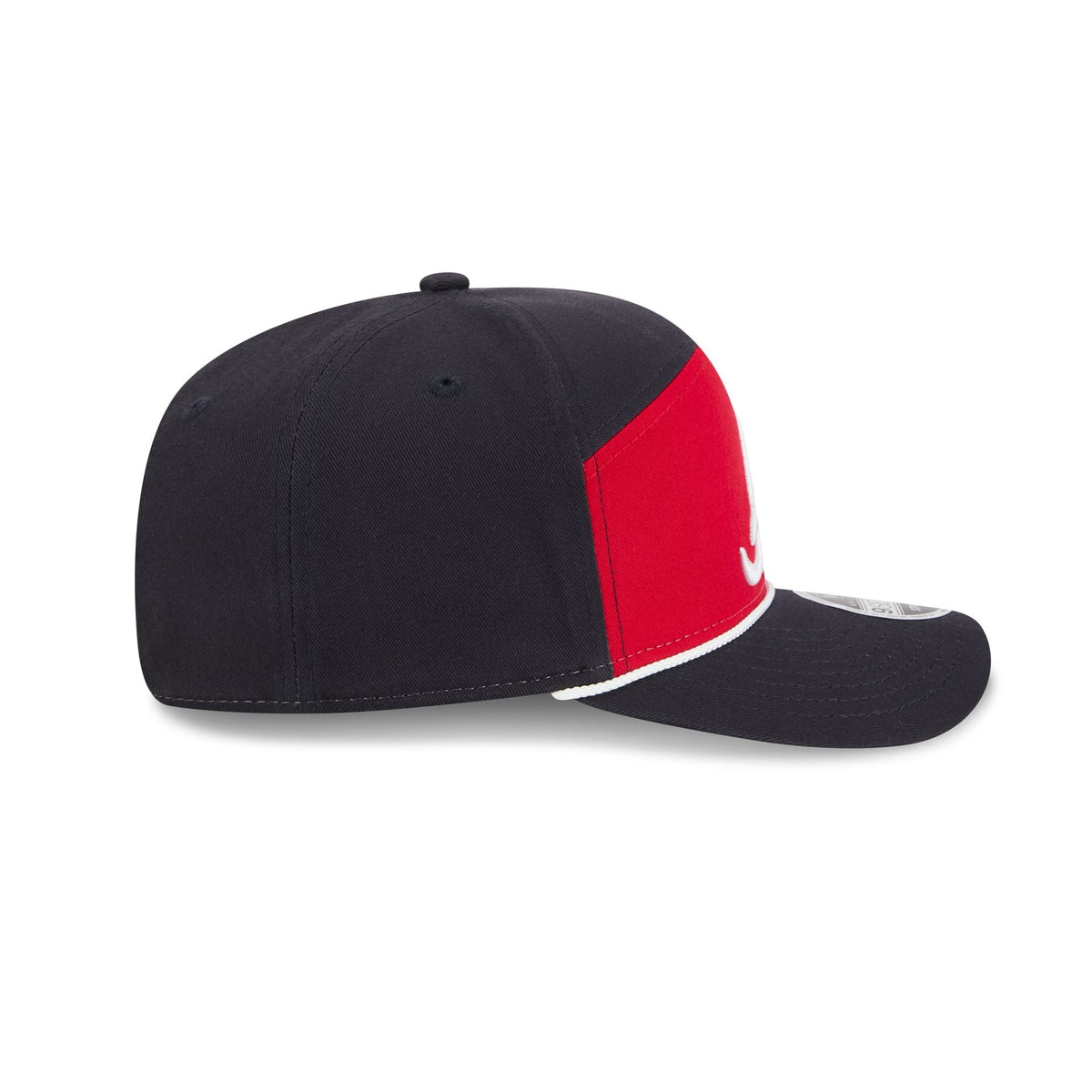 Atlanta Braves Split Panel 9SEVENTY Stretch-Snap Hat