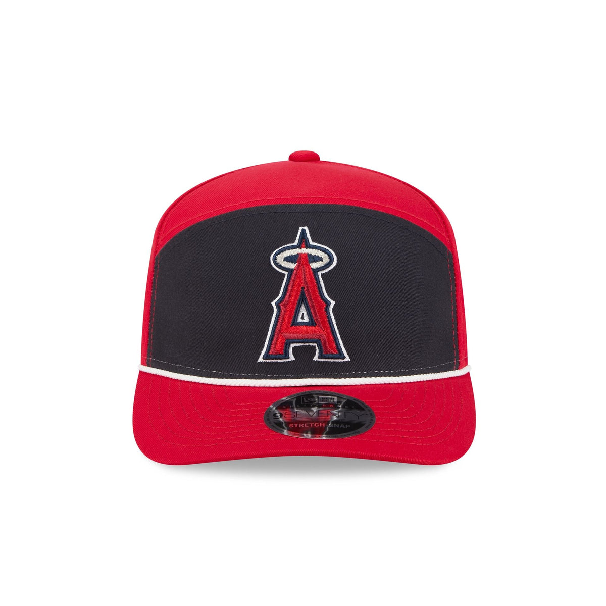 Los Angeles Angels Split Panel 9SEVENTY Stretch-Snap Hat