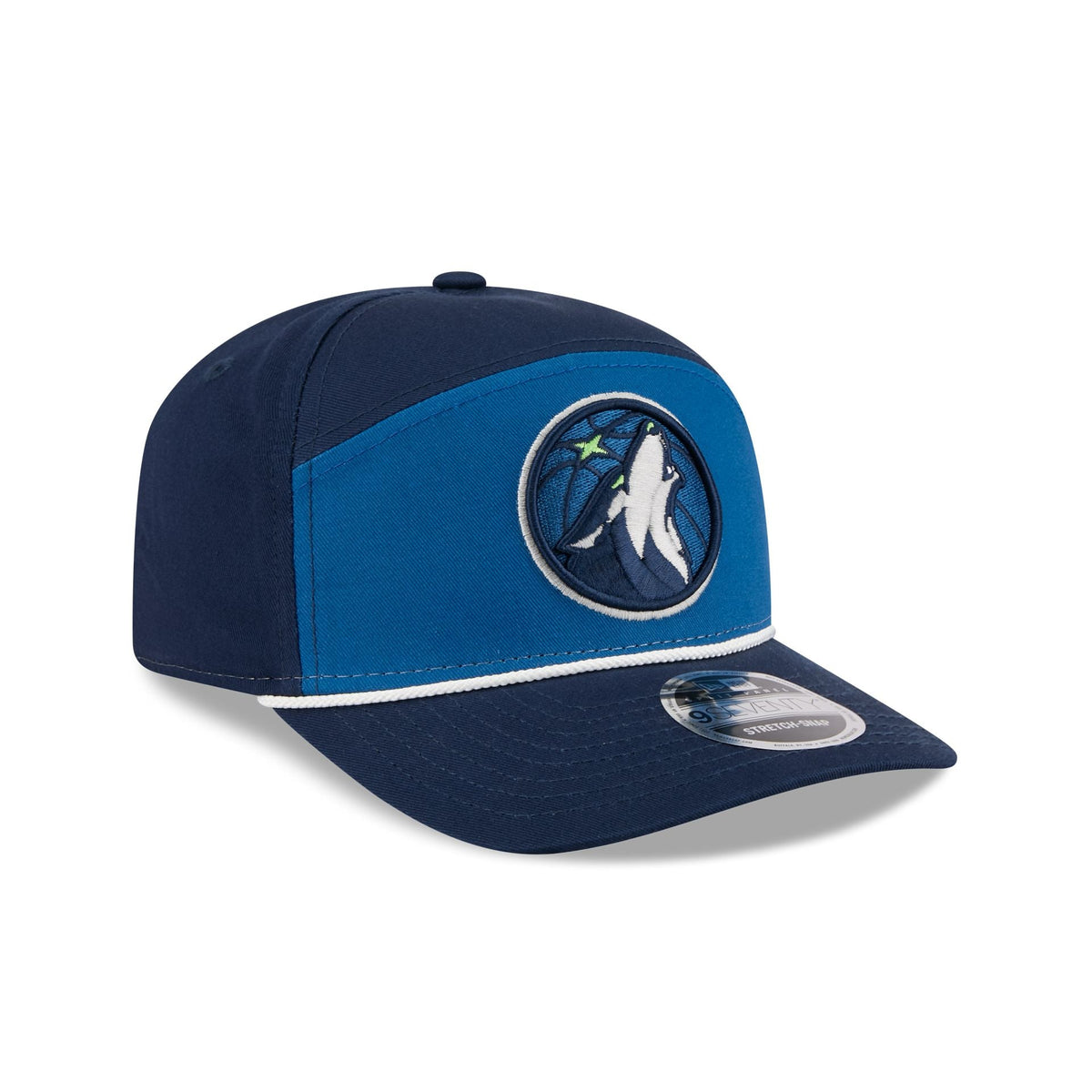 Minnesota Timberwolves Split Panel 9SEVENTY Stretch-Snap Hat