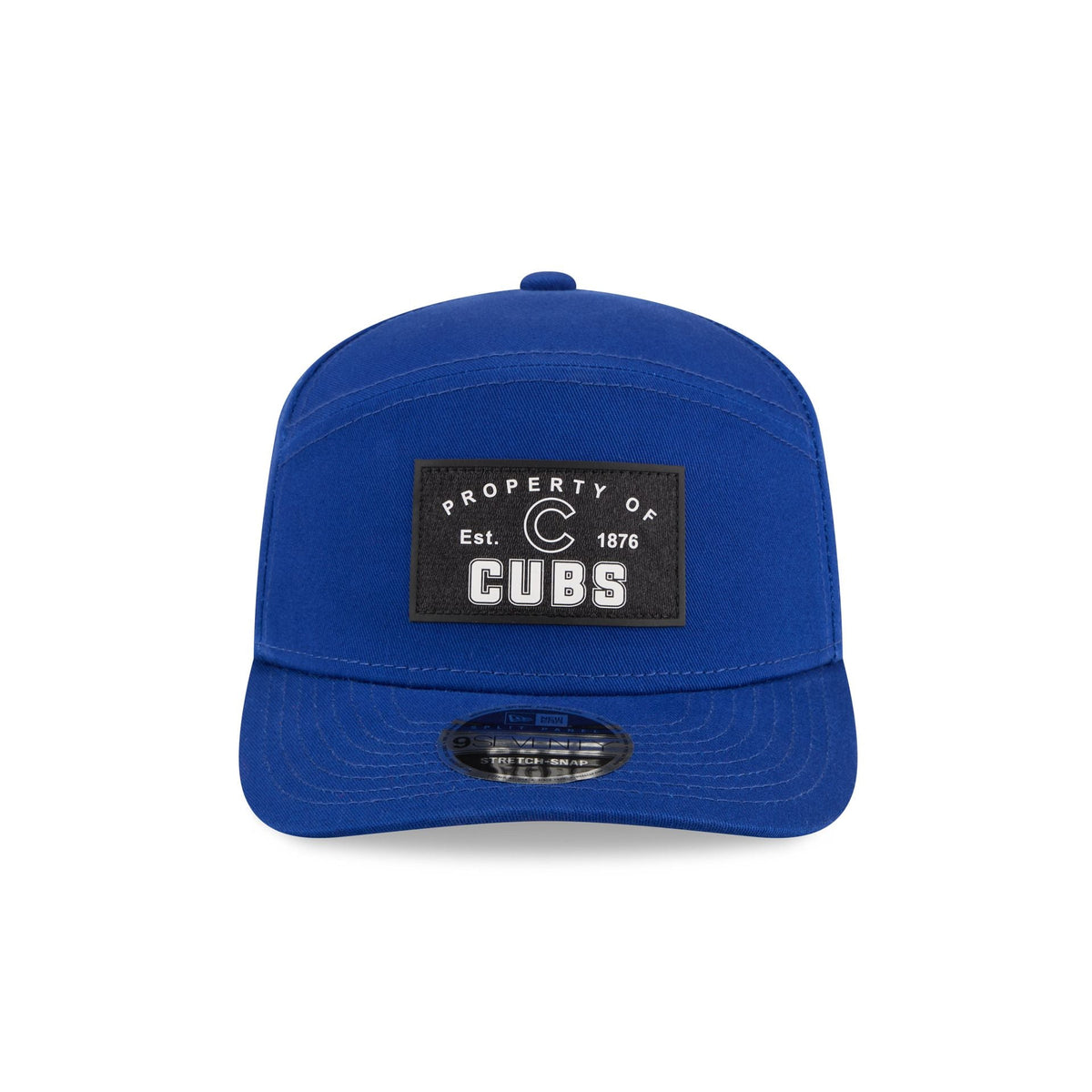 Chicago Cubs Property of Patch Split Panel 9SEVENTY Stretch-Snap Hat