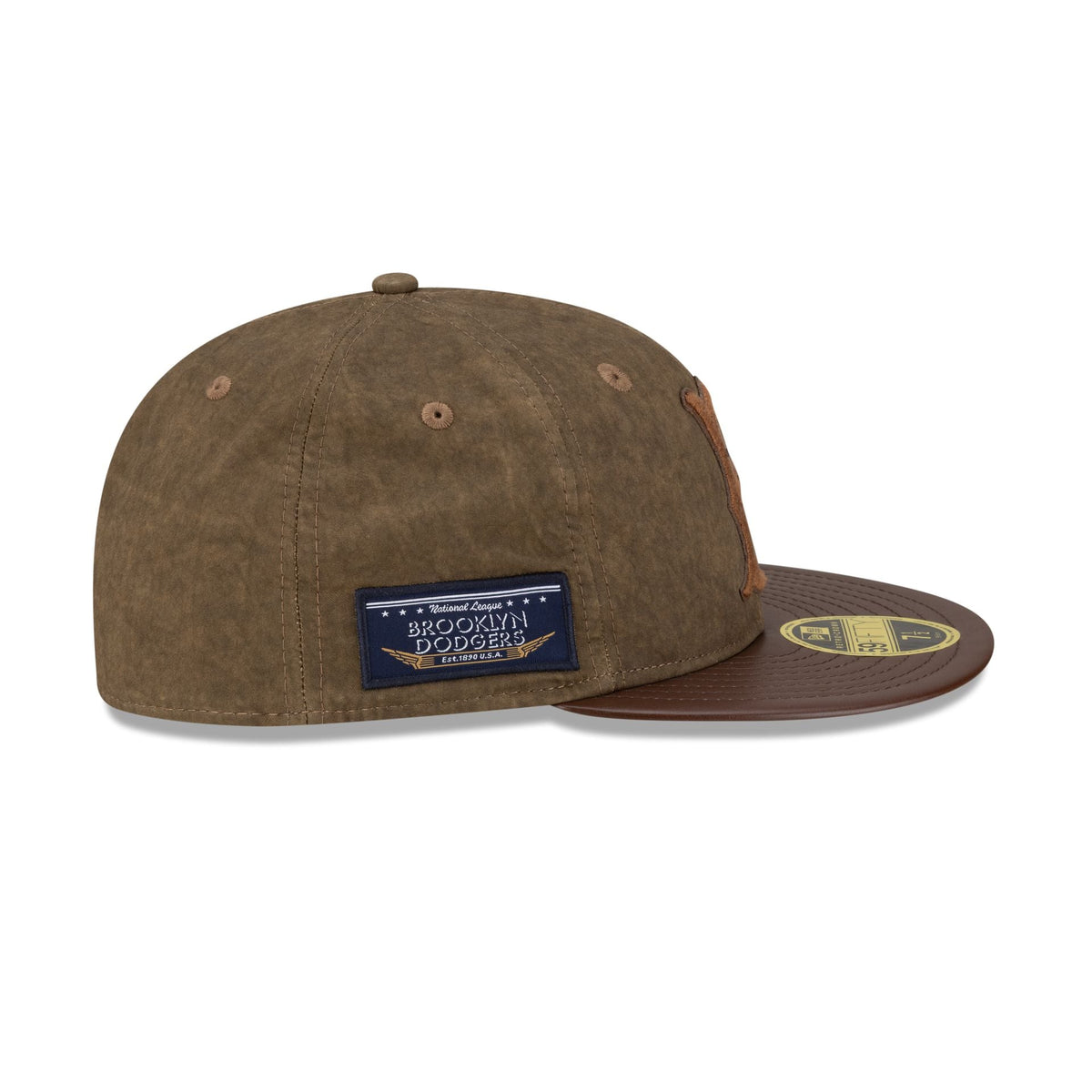 Brooklyn Dodgers Utility Linen Retro Crown 59FIFTY Fitted Hat